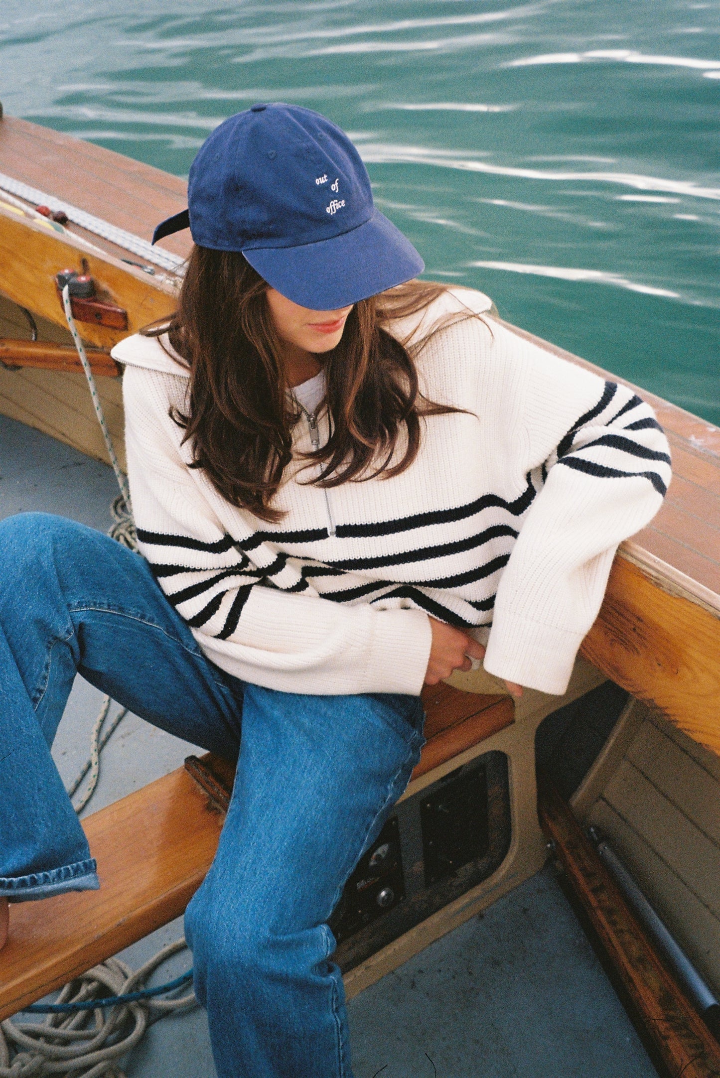 
                  
                    Out Of Office Cap - Navy + Cream
                  
                